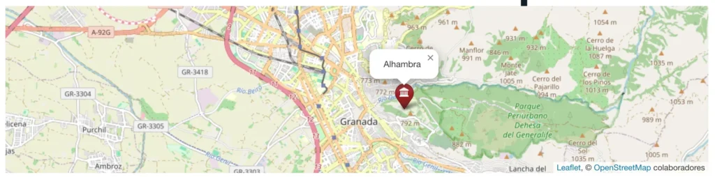 marcadores con iconos de font awesome