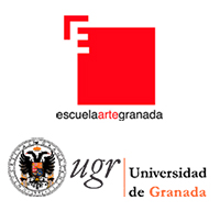 Logotipos de los centros en los que me formé: Escuela Arte Granada y Universidad de Granada