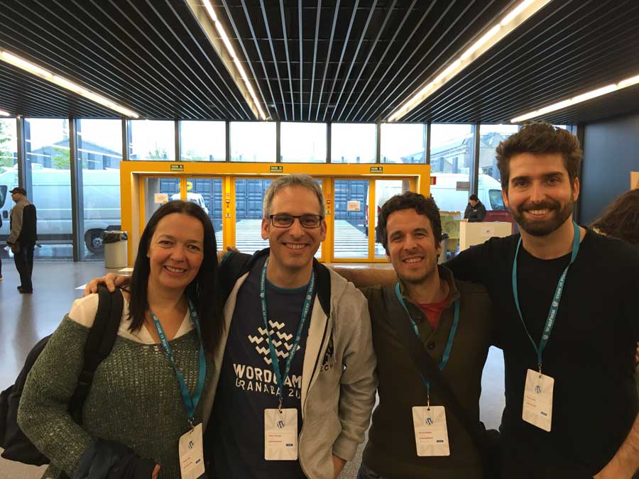 Con Esther Solá, Nahuai Badiola y Bosco Soler